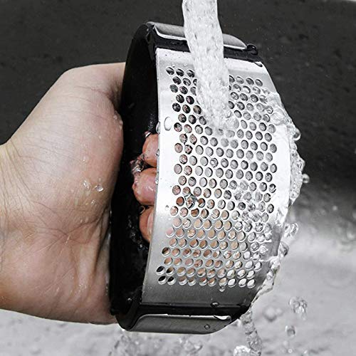 Stainless Steel Garlic Press – Heavy Duty Lahsun Crusher & Mincer for Kitchen