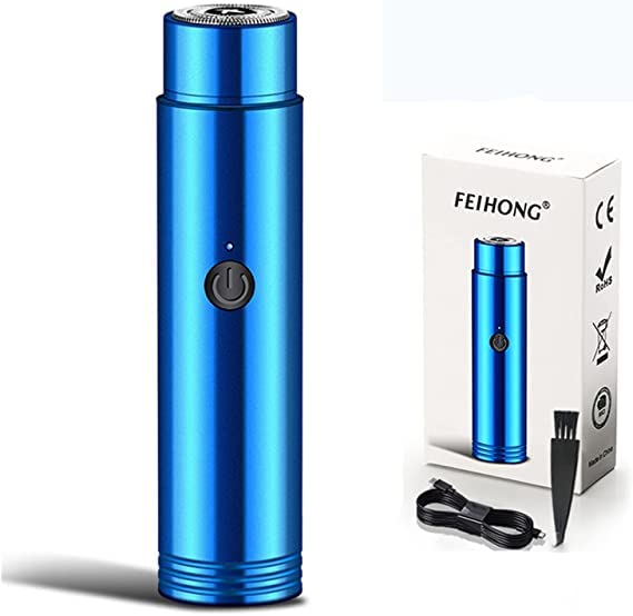 Mini Portable Electric Shaver – USB Rechargeable Waterproof Compact Razor & Trimmer for Men, Wet & Dry, Travel-Friendly