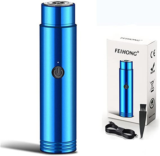 Mini Portable Electric Shaver – USB Rechargeable Waterproof Compact Razor & Trimmer for Men, Wet & Dry, Travel-Friendly