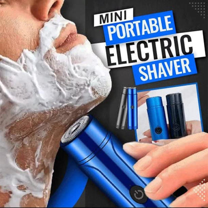 Mini Portable Electric Shaver – USB Rechargeable Waterproof Compact Razor & Trimmer for Men, Wet & Dry, Travel-Friendly