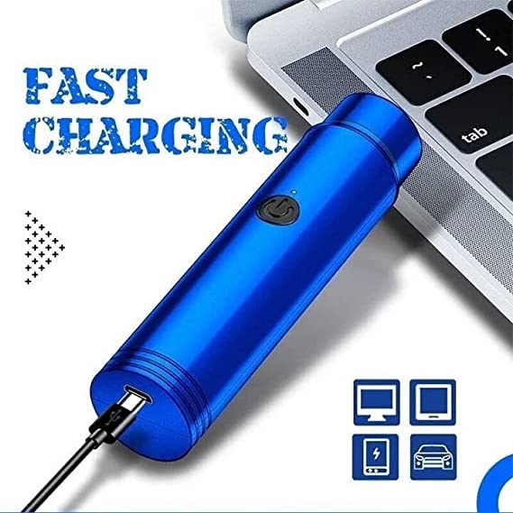 Mini Portable Electric Shaver – USB Rechargeable Waterproof Compact Razor & Trimmer for Men, Wet & Dry, Travel-Friendly