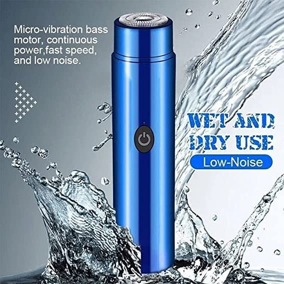 Mini Portable Electric Shaver – USB Rechargeable Waterproof Compact Razor & Trimmer for Men, Wet & Dry, Travel-Friendly