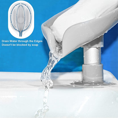 Magic Soap Holder – Wall-Mounted Drain Soap Dish for Bathroom & Kitchen (No Drilling)