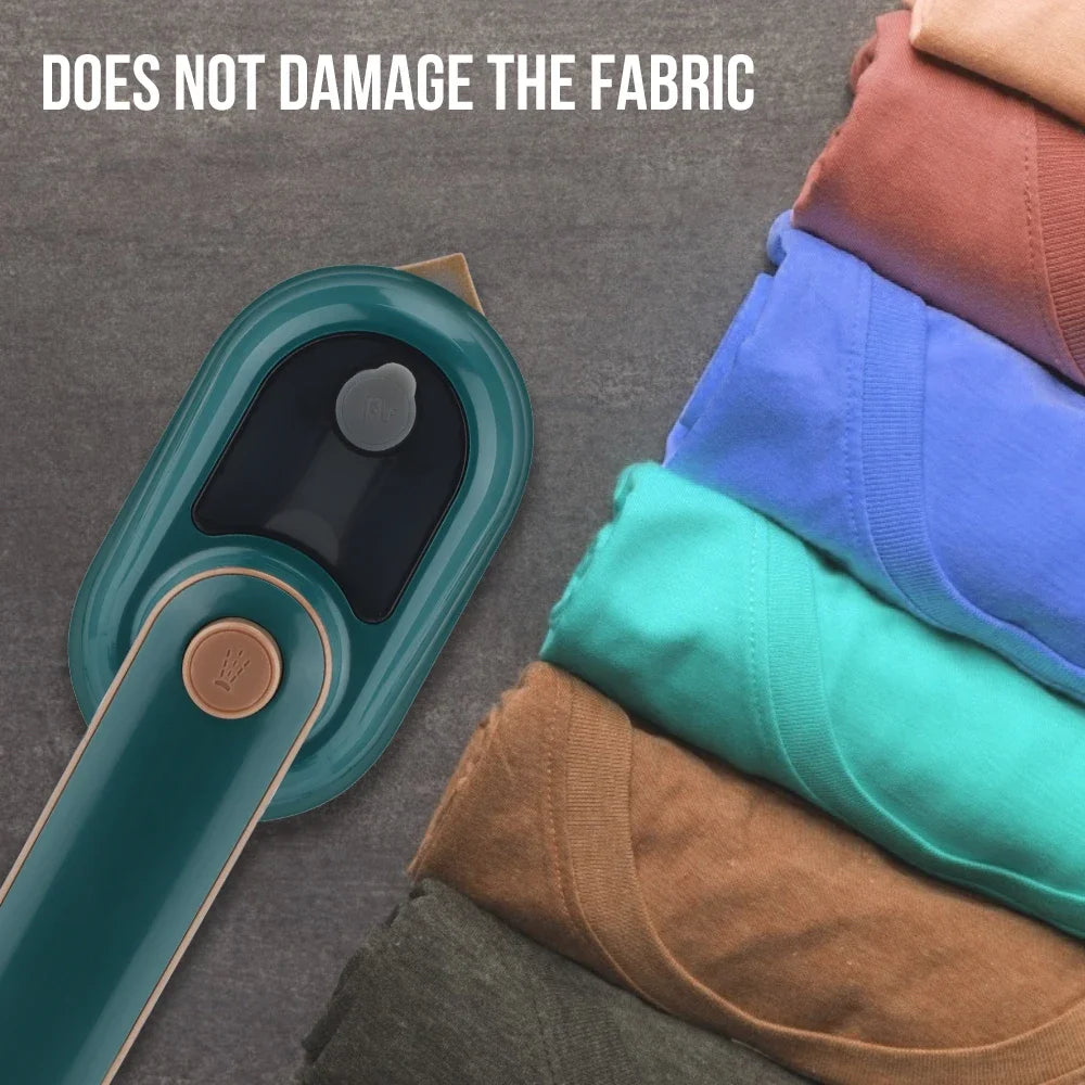 Handheld Mini Steam Iron – Portable Vertical Garment Steamer for Travel & Home
