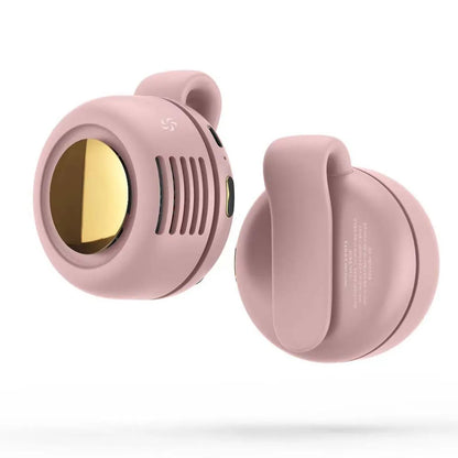 Portable Clip-On Neck Fan – USB Rechargeable, 3-Speed Hands-Free Personal Cooling Fan