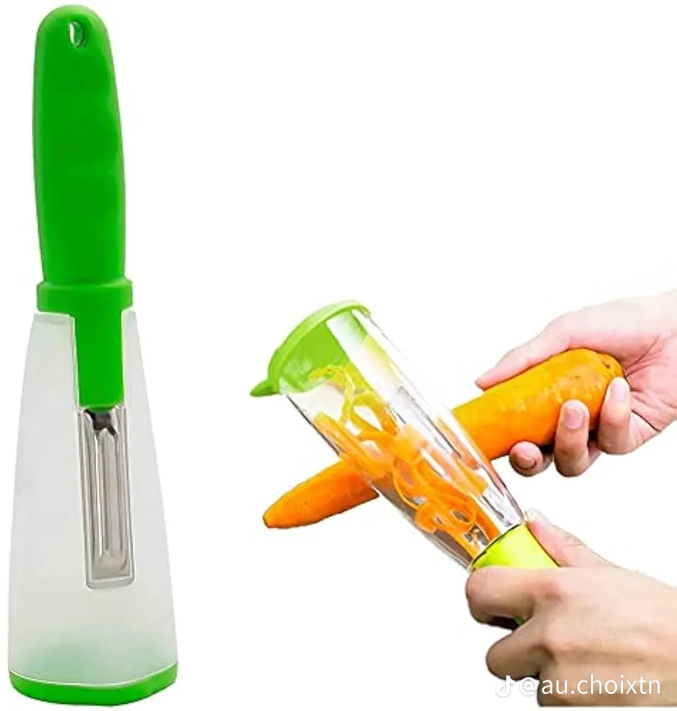 Vegetable Peeler with Container – Multi-Function Peeler with Storage Box for Kitchen