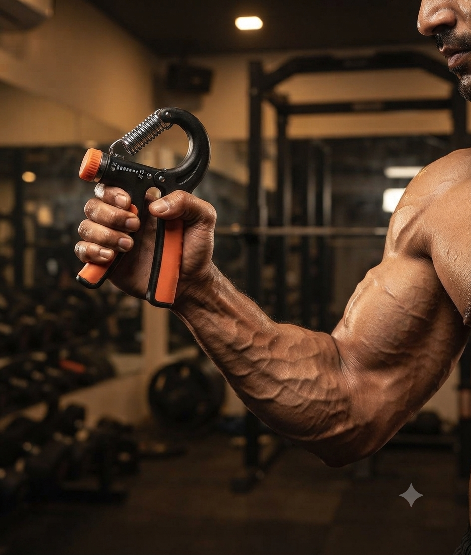 Hand Grip Strengthener – Adjustable Gym Forearm Exerciser for Men & Women