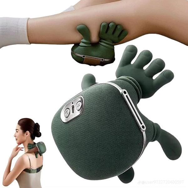 Zynexo Neck, Shoulder & Back Massager – Electric Deep-Kneading Massage Pillow with Heat for Pain Relief