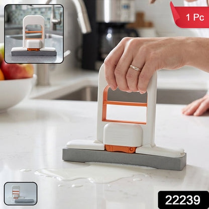 Zynexo Mini Squeeze Mop – Portable Hand-Held Self-Wringing Mop for Kitchen, Table & Small Spaces